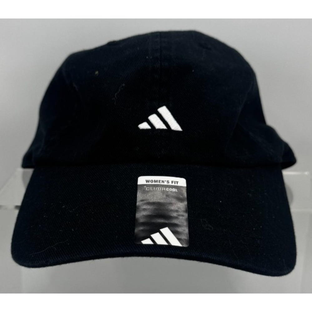 Adidas Originals Women's Relaxed Strapback Cap Black/white OSFA 092217